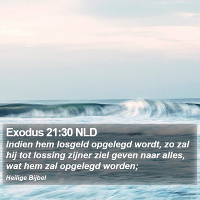 Exodus 21:30 NLD Bible Verse Image