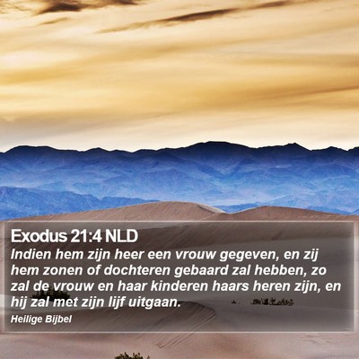 Exodus 21:4 NLD Bible Verse Image