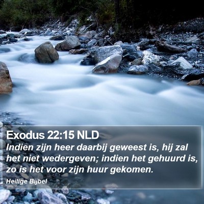 Exodus 22:15 NLD Bible Verse Image