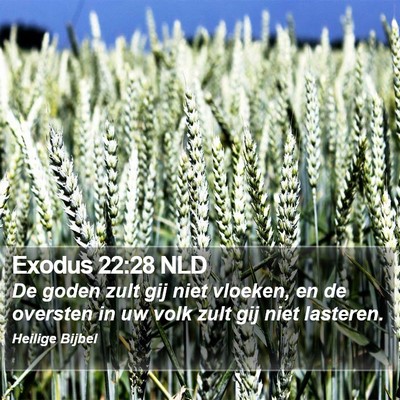 Exodus 22:28 NLD Bible Verse Image