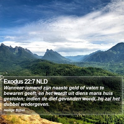 Exodus 22:7 NLD Bible Verse Image