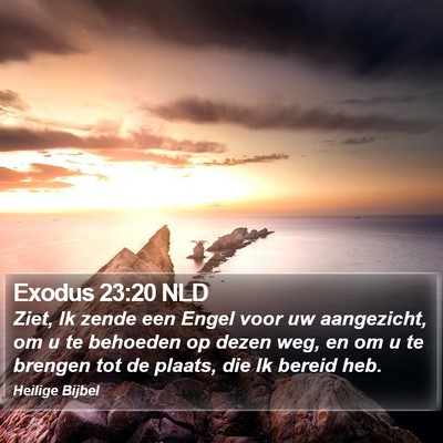 Exodus 23:20 NLD Bible Verse Image