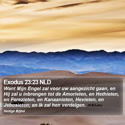 Exodus 23:23 NLD Bible Verse Image