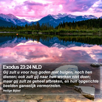 Exodus 23:24 NLD Bible Verse Image