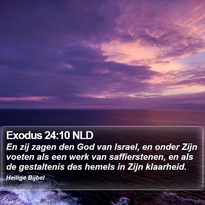Exodus 24:10 NLD Bible Verse Image
