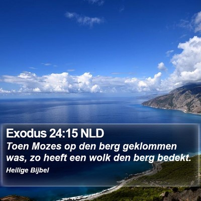 Exodus 24:15 NLD Bible Verse Image