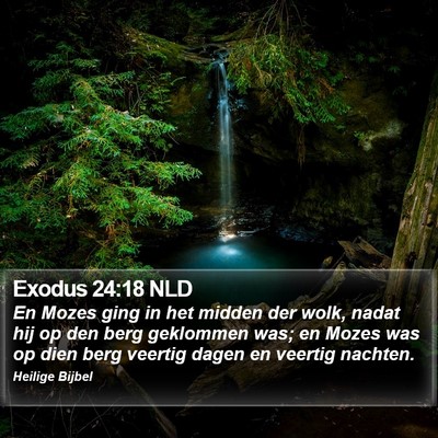 Exodus 24:18 NLD Bible Verse Image