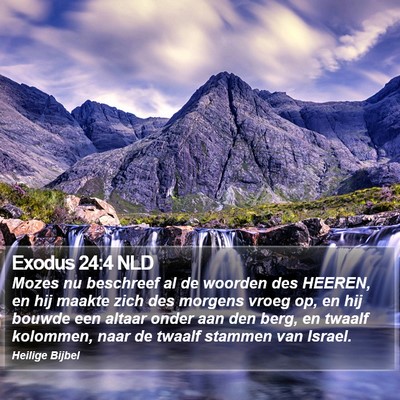 Exodus 24:4 NLD Bible Verse Image