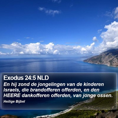 Exodus 24:5 NLD Bible Verse Image
