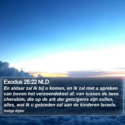 Exodus 25:22 NLD Bible Verse Image