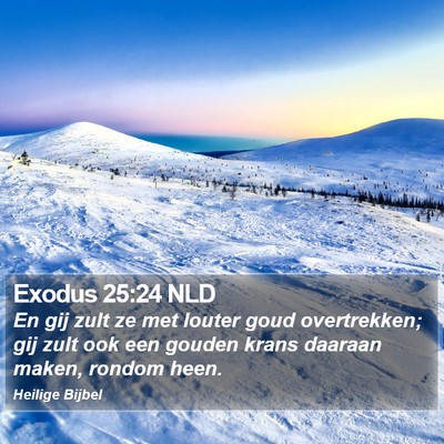 Exodus 25:24 NLD Bible Verse Image