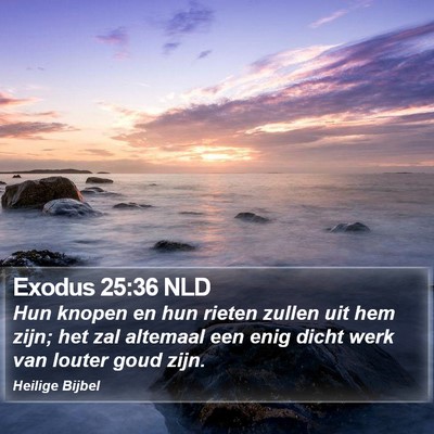 Exodus 25:36 NLD Bible Verse Image