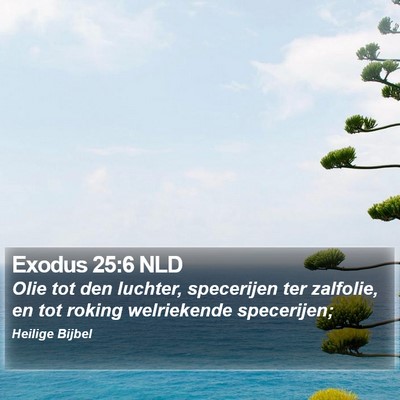 Exodus 25:6 NLD Bible Verse Image