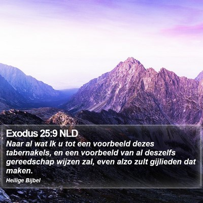 Exodus 25:9 NLD Bible Verse Image