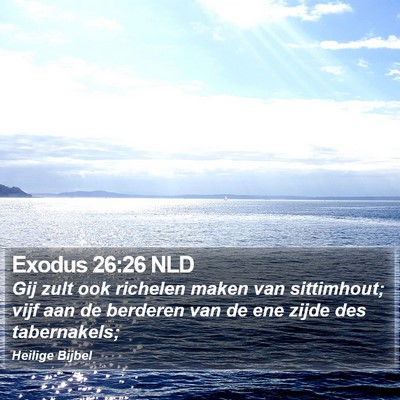 Exodus 26:26 NLD Bible Verse Image