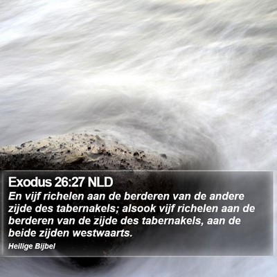 Exodus 26:27 NLD Bible Verse Image