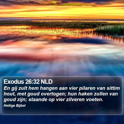Exodus 26:32 NLD Bible Verse Image