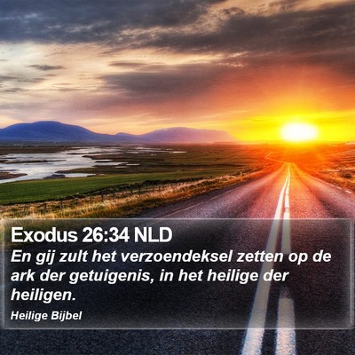 Exodus 26:34 NLD Bible Verse Image