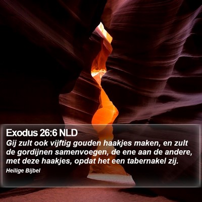 Exodus 26:6 NLD Bible Verse Image