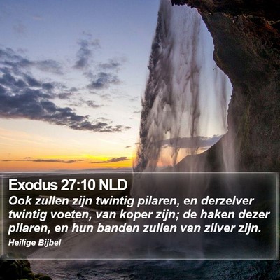 Exodus 27:10 NLD Bible Verse Image
