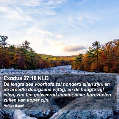 Exodus 27:18 NLD Bible Verse Image