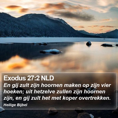 Exodus 27:2 NLD Bible Verse Image