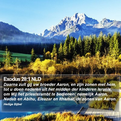 Exodus 28:1 NLD Bible Verse Image