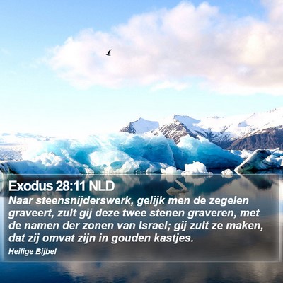 Exodus 28:11 NLD Bible Verse Image