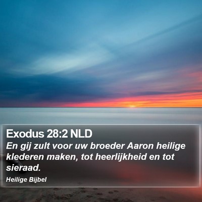 Exodus 28:2 NLD Bible Verse Image
