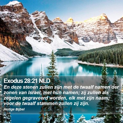 Exodus 28:21 NLD Bible Verse Image