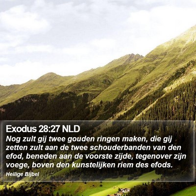 Exodus 28:27 NLD Bible Verse Image