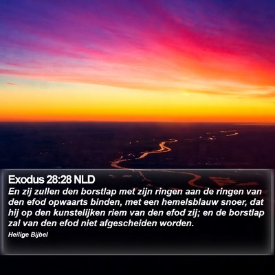 Exodus 28:28 NLD Bible Verse Image