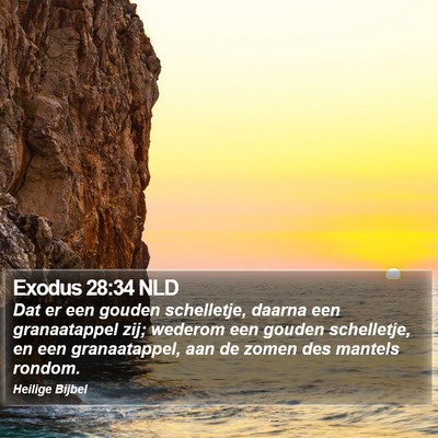 Exodus 28:34 NLD Bible Verse Image
