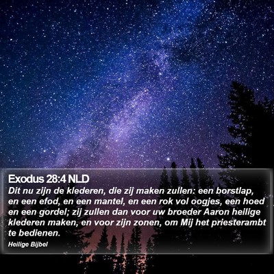 Exodus 28:4 NLD Bible Verse Image