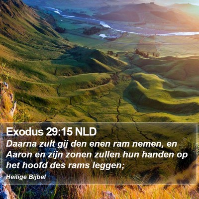 Exodus 29:15 NLD Bible Verse Image
