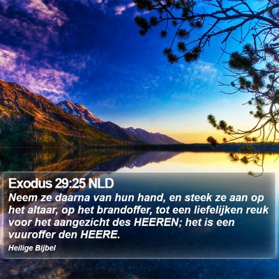 Exodus 29:25 NLD Bible Verse Image