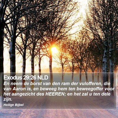 Exodus 29:26 NLD Bible Verse Image