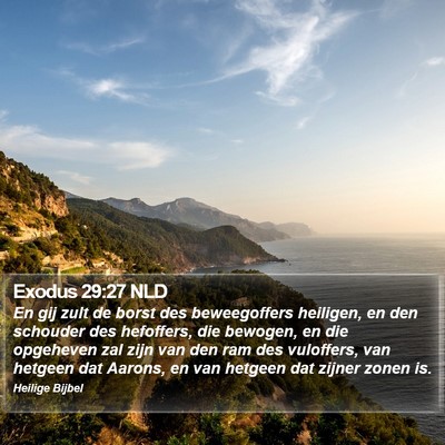 Exodus 29:27 NLD Bible Verse Image
