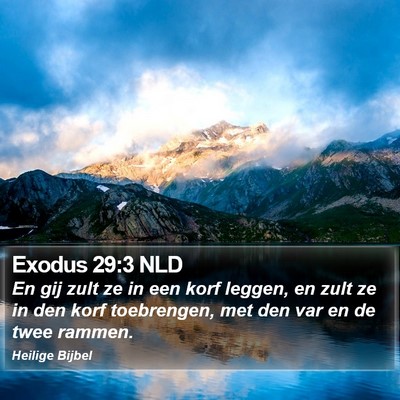 Exodus 29:3 NLD Bible Verse Image