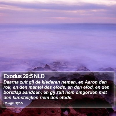 Exodus 29:5 NLD Bible Verse Image