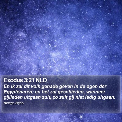 Exodus 3:21 NLD Bible Verse Image