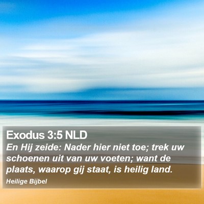 Exodus 3:5 NLD Bible Verse Image
