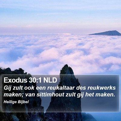Exodus 30:1 NLD Bible Verse Image
