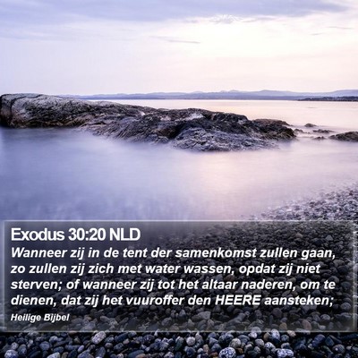 Exodus 30:20 NLD Bible Verse Image