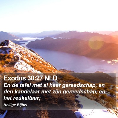 Exodus 30:27 NLD Bible Verse Image