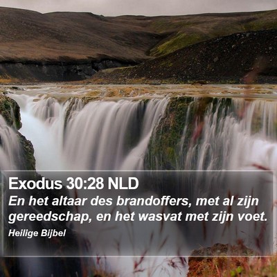 Exodus 30:28 NLD Bible Verse Image