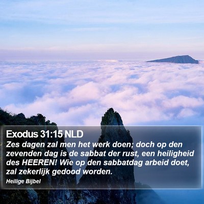 Exodus 31:15 NLD Bible Verse Image