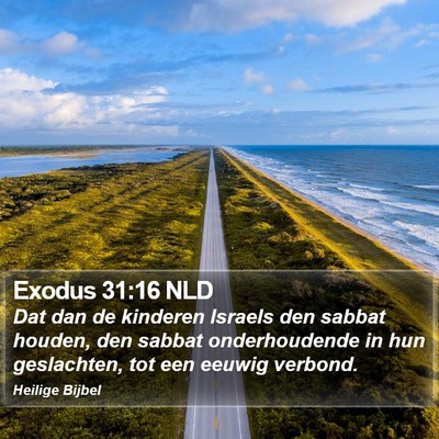 Exodus 31:16 NLD Bible Verse Image