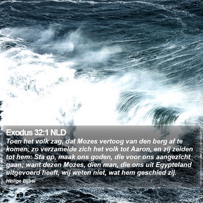 Exodus 32:1 NLD Bible Verse Image