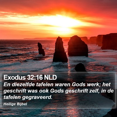 Exodus 32:16 NLD Bible Verse Image
